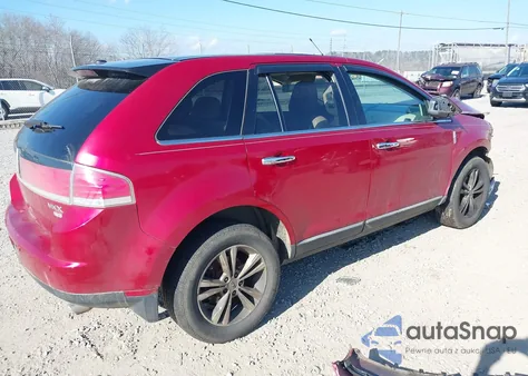 2010 Lincoln Mkx z USA, uszkodzony, nr VIN 2LMDJ8JC4ABJ33561